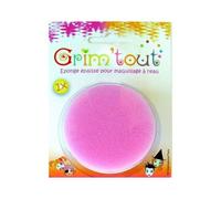 Grim'tout Éponge maquillage – Mousse épaisse à l'eau – Rose G – GT41224