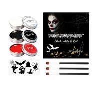 Maquillage Facial Halloween - Halloween Lavable Longue Durée,Kit De Maquillage Visage Pour Cosplay Fête | Pour Carnaval Mascarade Événement Fête Cosplay Soirée Vampire Zombie