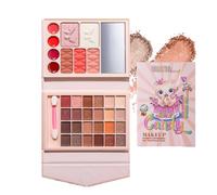 Maquillage Femme, Fard À Paupière Palette Maquillage Yeux, Maquillages Enfant avec Rouge à Lèvre, Pinceaux, Bâton Contour, Correcteur, Fard à Joues