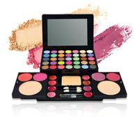 Maquillage Femme, Palettes de Maquillage, Coffret Maquillage Femme, Palette Fard a Paupiere avec Fard à Paupières Mat Pailleté, Eclaircissement, Contour, Blush, Longue Durée, Très Pigmentée