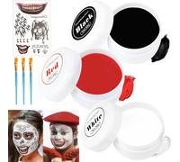Maquillage Halloween, 150g Peinture Visage, Maquillage Halloween Pour Visage, Maquillage Clown Halloween, Maquillage Joker, Maquillage Halloween Pour Film Joker Zombies Vampires Clown Cosplay
