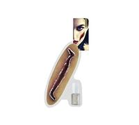 Maquillage Halloween avec fausse cicatrice de 13 cm et sa colle (x1) REF/11306 - ptit clown