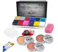 Maquillage Halloween Effets Speciaux, Visage Corps Peinture, 12 Couleurs Palette De Maquillage De Fête, Faux Sang, Non Toxique, Pour Halloween, Noël, Soirées à Thème, Pâques, Pour Enfant, Adulte.