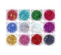 Maquillage Holographique À Paillettes, 12 Couleurs, Double Usage, Essentiel Pour