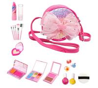 Maquillage Jouet - 26 Pièces Lavables, Réalistes Et Éducatives - Set De Maquillage Faux pour Filles Jouets D'Imitation | pour Les de 3 à 12 Ans Fête Cosplay Noël Anniversaire