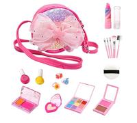 Maquillage Jouet | 26 Pièces Réalistes Imaginatif et Lavable | Ensemble De Jeu Salon De Beauté avec Faux Maquillage - pour Fête Déguisement Noël Filles 3 à 12 Ans