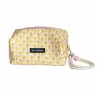Maquillage Organisé Avec Design Floral Pour Femmes Plein Air Trousse De Toilette Mode Trousse De Toilette Dentelle Sac De Toilette, Jaune tournesol, Mass Beauty