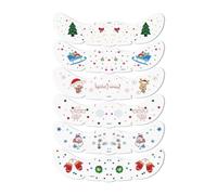 Maquillage pailleté de Noël pour le visage, effet poussière de fée, 30 tatouages éphémères pailletés pour le visage, décorations de fête temporaires, maquillage pailleté mignon(#B)