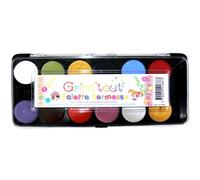Maquillage - Palette - 12 couleurs : Kermesse - GRIM TOUT - Norme CE