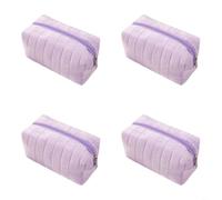 Maquillage Peluche Doux Imperméable Maquillage Peluche Doux(Purple) | pour velours doux, grande capacitÃ©, protection cosmÃ©tiques, texture luxueuse, style Ã©lÃ©gant