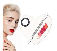 Maquillage pour Fond Teint - Palette mélange Maquillage pour Les Mains - Palette Plateau Peinture avec meulage Fin et bâton tonifiant antidérapant à Double extrémité Tebinzi