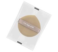 Maquillage Powder Puff - 2,17 pouces de houppette à poudre pressée | Gland à visage doux - Outil rond en PU 5,5x5,5 cm pour une application uniforme au travail, lors d'événements en soirée
