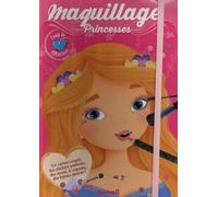 Maquillage Princesses - Avec Plus De 160 Stickers Pailletés, Des Strass, Des Bijoux Tatoos, 1 Carnet Créatif Avec Des Modèles