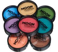 Maquillage Professionnel Visage Et Corps Moules À Gâteaux Professionnels Avec Peinture Colorée Pour Maquillage Pour Enfantsadultesfestivalhalloweennoir36 G