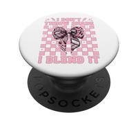 Maquilleur MUA Girl Mom I Don't Throw Shade I Blend It PopSockets PopGrip Adhésif