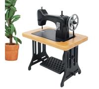 Máquina De Coser En Miniature - Máquina De Coser Vintage Para Casa De Muñecas A Escala 1:24 | Juguete De Simulación Retro, Adorno Décoratif Para Sala De Juegos, Comedor Y Decoración De Dormitorio