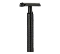 Mühle R96jet Rasoir De Sécurité Muhle Rocca, Peigne Fermé, Manche Inox Revêtement Dlc Noir.