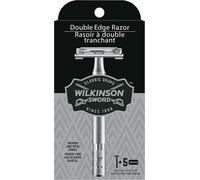 Maquinilla De Afeitar De Doble Filo Para Hombre, Navaja + 5 Hojas De Afeitar