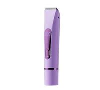 Maquinilla de afeitar femenina, recortadora de doble cabezal, recortadora de vello púbico y cejas, recargable por USB, resistente al agua, adecuada para la línea del bikini, piernas, axilas y vello na