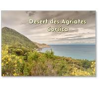 Maquis Coastline of Desert Des Agriates en Corse Aimant de Réfrigérateur