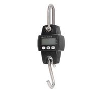 Maqulae Balance à Grue, Balance électronique Numérique Portable Portable avec écran LCD Multifonctionnel et Crochet en S, pour la Chasse à la Ferme, les Voyages au Poisson, les Activités (Noire)