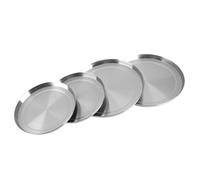 Maqulae Couvercles de Brûleur de Cuisinière en Acier Inoxydable, Paquet