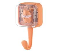 Maqulae Crochets Animaux Mignons, Crochets Muraux Auto-adhésifs | Matériau ABS Durable, Support Adhésif sans Trace, S'adapte aux Surfaces Lisses comme les Portes et les Carrelages, pour