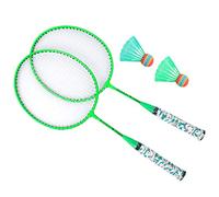 Maqulae Ensemble de Raquettes de Badminton pour Enfants, Couleurs | Nylon de qualité supérieure, Alliage de fer, Idéal pour jouer en extérieur, 3 options de couleurs, Housse de protection