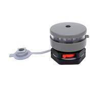 Maqulae Feu de Navigation Marin à LED, 18 LED Haute luminosité, visibilité 2 NM, Conception Flottante étanche IP67, avec Mécanisme Rotatif pour Petits Bateaux de Kayak, canoë