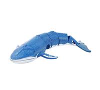 Maqulae Jouet de Baleine RC 2.4G, Simulation de Baleine Télécommandée, en Plastique ABS, Avant Gauche Droite, Nage dans l'eau pour S'amuser dans la Piscine et la Baignoire (Bleue)