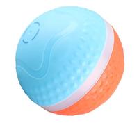 Maqulae Jouet Interactif Intelligent pour Chien avec Lumières LED, étanche IP54, Rechargeable, activé par Le Mouvement, Balle à Roulement Automatique, Balle Auto-Mobile, Jouet pou (Bleu Clair et