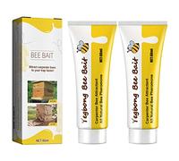 Maqulae Lot de 2 Appâts pour Abeilles, 60 ML Chacun, avec Attractif pour Abeilles, pour Le Travail du Bois, pour L'élevage D'abeilles en Plein Air, Fournitures pour L'apiculture (Couleur des Photos)