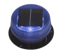 Maqulae Lumière Stroboscopique D'avertissement Solaire, 8 Perles LED Haute luminosité, Lampe Flash de Route de Construction avec Résistance à la Pluie, pour L'avertissement de Circulation, (Lumière