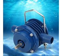 Maqulae Mini Pompe à Eau Centrifuge Auto-amorçante Portable, Pompe Entraînée par Perceuse électrique avec Pièces en Acier Inoxydable, pour le Transfert D'huile D'eau de Mer D'eau Douce