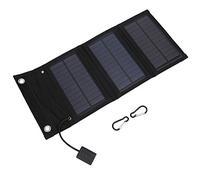 Maqulae Panneau de Charge Solaire Portable 15 W Panneau Solaire Pliable Chargeur USB Léger étanche IP65 avec Indicateur LED pour Camping en Plein Air Randonnée Voyage