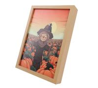 Maqulae Peinture Lumineuse LED avec 3 Modes de Couleur, Art Mural | Alimenté par USB, Cadre en Bois MDF Double Face, luminosité Réglable de 10 % à 100 %, Idéal pour le Salon ou L'affichage