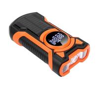 Maqulae Radio Météo d'urgence, Bluetooth et énergie Solaire avec Lampe de Poche LED 5000 MAh pour Camping en Plein Air