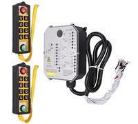 Maqulae Télécommande Industrielle, Contrôleur de Grue avec Indicateur de Puissance LED 800 MHz avec Terminal en Forme de U, pour Convoyeur CNC, Machines D'extraction de Charbon, Pompe à (AC220V)