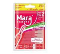 Mara Expert - Brosses à dents pour les espaces interdentaires aromatisés à la menthe, enrobées de fluor et de chlorhexidine, haleine fraîche, consultez votre dentiste