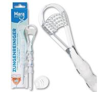 MARA EXPERT Nettoyeur de langue professionnel pour une respiration sûre, brosse à langue et grattoir en 1, élimine les dépôts bactériens de la langue et nettoie la langue en profondeur et en douceur