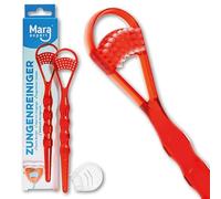 MARA EXPERT Nettoyeur de langue professionnel pour une respiration sûre, brosse à langue et grattoir en 1, élimine les dépôts bactériens de la langue et nettoie la langue en profondeur et efficacement