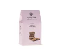 Marabissi® | Biscuits artisanaux au caramel salé | Biscuits pâtissiers toscans | Étui à Biscuits Caramel Salé - 200 Gr