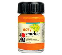 Marabu 013 Peinture 15 ML Facile marbre, Orange