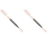 Marabu 01470003029 Marqueur permanent Graphix en beige rose, avec double pointe de 1 à 2 mm et 0,5 mm, couleurs brillantes, séchage rapide, encre à base d'alcool, faible odeur et imperméable