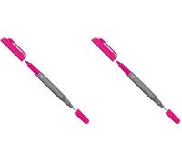 Marabu 01470003131 Marqueur permanent Graphix framboise, avec double pointe de 1 à 2 mm et 0,5 mm, couleurs brillantes, séchage rapide, encre à base d'alcool, faible odeur et imperméable (Lot de 2)