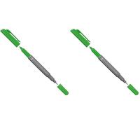 Marabu 01470003154 - Marqueur permanent Graphix vert citron avec double pointe de 1 à 2 mm et 0,5 mm - Couleurs brillantes - Séchage rapide - Encre à base d'alcool - Faible odeur et imperméable