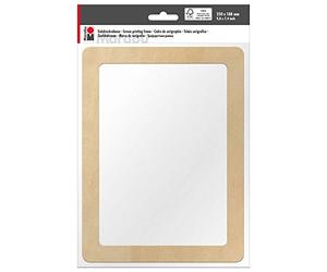 Marabu 0173000000060 Cadre pour sérigraphie en bois, idéal pour impression textile avec encres à base d'eau, convient pour les impressions sur textiles clairs et foncés, 25 x 18,8 x 0,5 cm