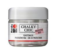 Marabu 02620025855 - Chalky Chic Cire de protection transparente 225 ml à base d'eau, donne aux surfaces poreuses une couche protectrice pour l'intérieur, idéale à combiner avec des peintures à la craie
