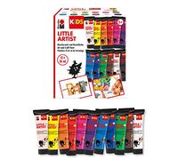 Marabu 0305000000102 - Kids Little Artist, Peinture pour Artistes et travaux manuels, 12 x 36 ML, végétalien, séchage Rapide, pour Enfants à partir de 3 Ans