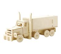 Puzzle 3D en bois pour camion - Marabu - 38 pièces - Pour enfant de 3 ans et plus - Thème véhicules et engins